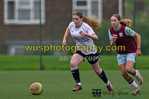 20241109-124547 West Ham United Warriors Girls U16 v Charlton Athletic Academy Girls U16