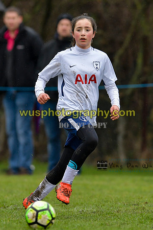 20180203-121613B Tottenham Hotspur Girls U13 v Pro Direct Academy BXB Girls U13 White