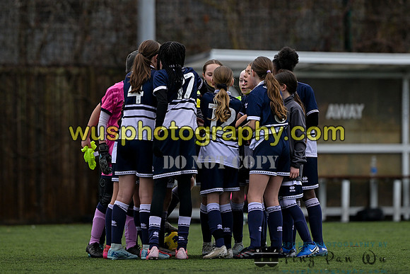 20250222-101732 Millwall Lionesses U12 v New Level Soccer Girls U12