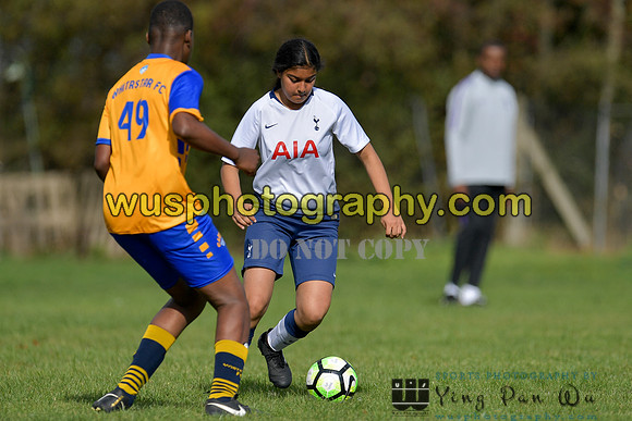 20181007-114148 Tottenham Hotspur Girls U14 v White Star Boys U14
