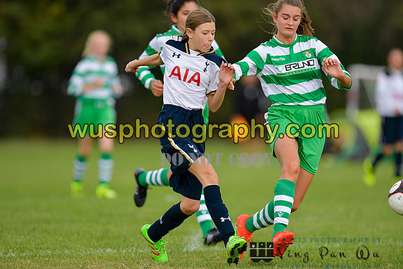 20161002-110047-5 Tottenham Hotspur Girls U14 v Writtle Minors FC Girls U14