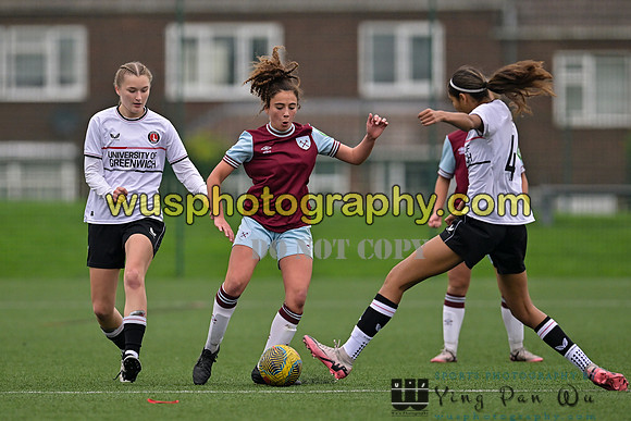 20241109-134415 West Ham United Warriors Girls U16 v Charlton Athletic Academy Girls U16