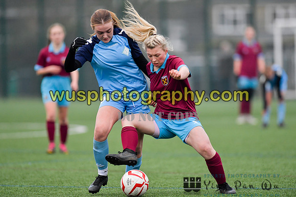 20220115-151039B West Ham United Performance Girls U16 v London City Lionesses U16