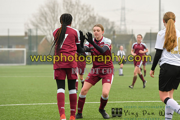 20220115-131024 West Ham United Academy Girls U14 v Notts County FC Girls U14