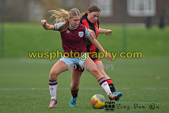 20241130-121150A West Ham United Warriors Girls U16 v AFC Bournemouth Girls Academy U16