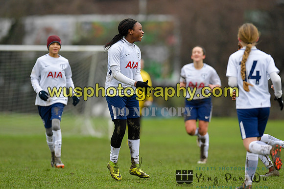 20180203-122143G Tottenham Hotspur Girls U13 v Pro Direct Academy BXB Girls U13 White