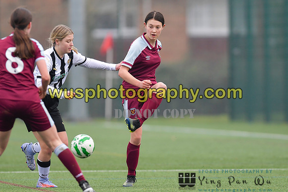 20220115-132958 West Ham United Academy Girls U14 v Notts County FC Girls U14