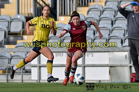 20240420-171224 West Ham United Academy Girls U16 v Oxford United Women U16