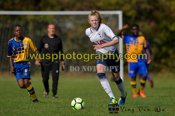 20181007-112416A Tottenham Hotspur Girls U14 v White Star Boys U14