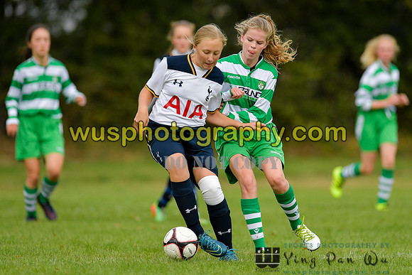 20161002-114321-3 Tottenham Hotspur Girls U14 v Writtle Minors FC Girls U14