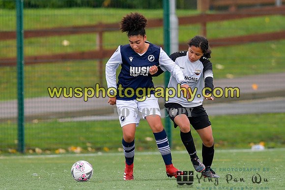 20201031-145231 London Bees Academy U14 v Millwall Lionesses Girls U14