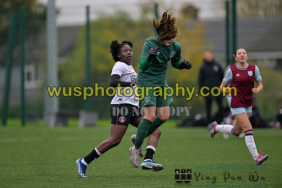 20241109-121904A West Ham United Warriors Girls U16 v Charlton Athletic Academy Girls U16