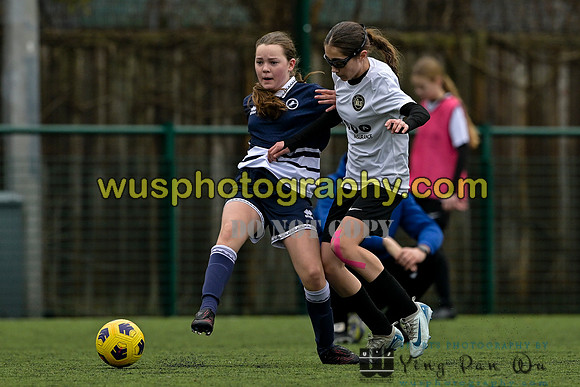 20250222-103310 Millwall Lionesses U12 v New Level Soccer Girls U12
