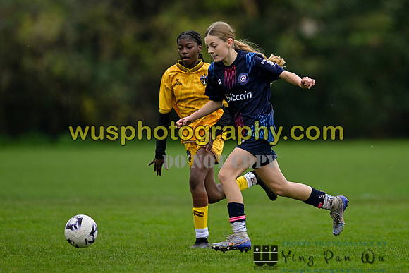 20241102-124922 Sutton United Girls U13 v Hartland Girls Academy U13