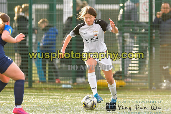 20220129-140046 London Bees Academy U16 v Tottenham Hotspur Women FC JTP U16