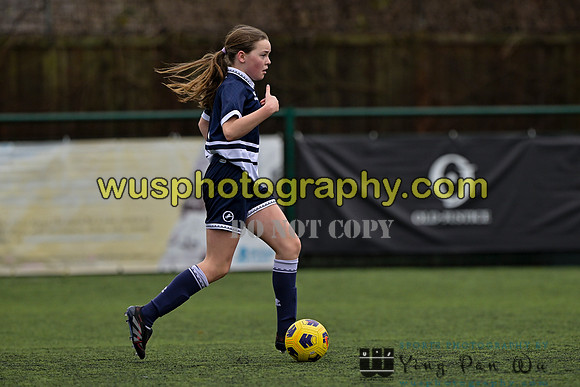20250222-103916 Millwall Lionesses U12 v New Level Soccer Girls U12