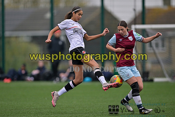 20241109-122224 West Ham United Warriors Girls U16 v Charlton Athletic Academy Girls U16