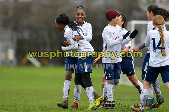 20180203-122146A Tottenham Hotspur Girls U13 v Pro Direct Academy BXB Girls U13 White