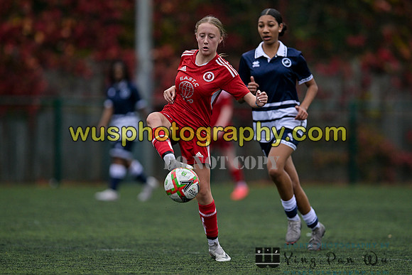 20241026-104702 Millwall Lionesses U16 v Welling United Academy Girls U16
