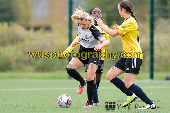 20210821-101023 London Bees Academy U14 v Kent Football United Girls U14