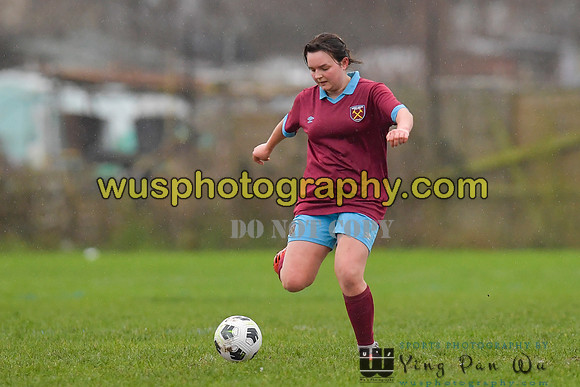 20220108-101054A Tottenham Hotspur Women FC JTP U15 v West Ham United Performance Girls U16