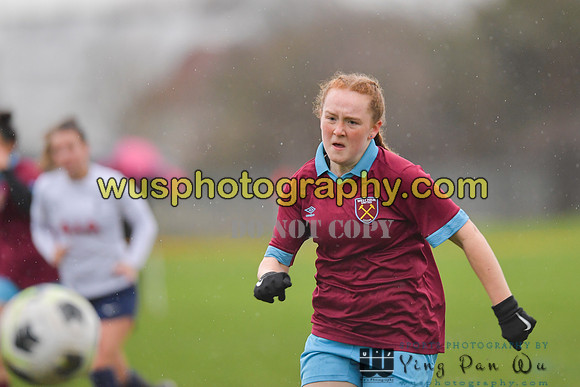 20220108-100720A Tottenham Hotspur Women FC JTP U15 v West Ham United Performance Girls U16