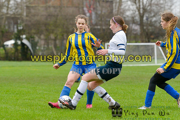 20160206-115225-3 Tottenham Hotspur Girls U14 v Harvesters FC Girls U14