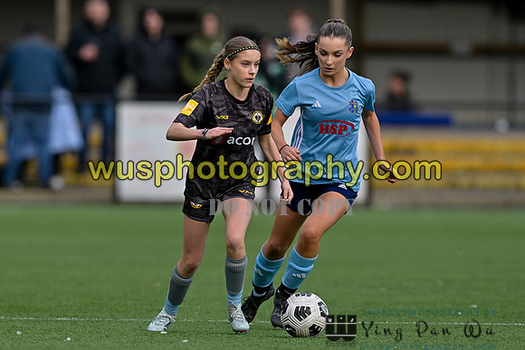 20250316-154001 Cray Wanderers Youth FC Girls U15 v Hashtag United Girls U15