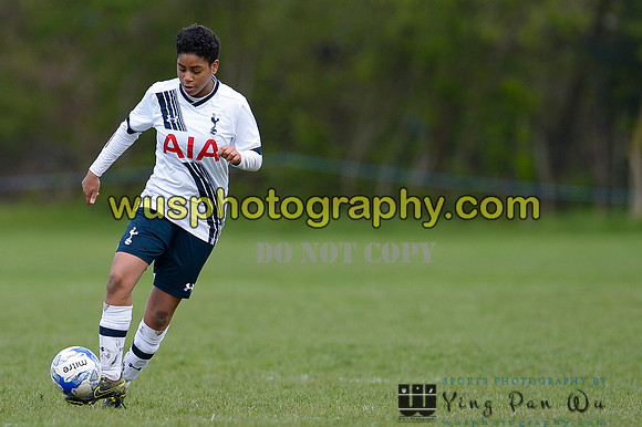 20160409-110412-2 Tottenham Hotspur Girls U14 v Hemel Hempstead Town Girls U14