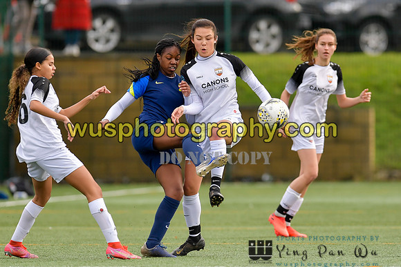 20220129-135426A London Bees Academy U16 v Tottenham Hotspur Women FC JTP U16