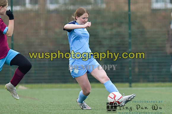 20220115-151838 West Ham United Performance Girls U16 v London City Lionesses U16