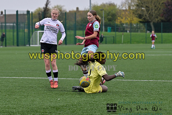 20241109-134009A West Ham United Warriors Girls U16 v Charlton Athletic Academy Girls U16