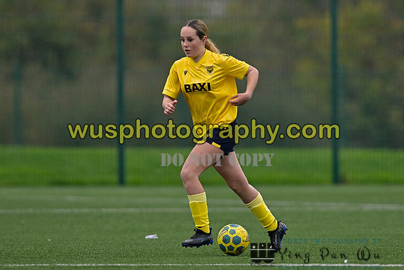 20241109-100647B West Ham United Performance Claret Girls U14 v Oxford United Girls U14