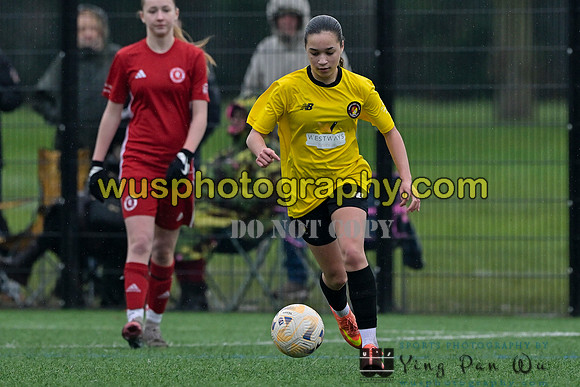 20250215-154845 Welling United Academy Girls U16 v Ebbsfleet United Girls U16