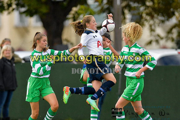 20161002-104339-3 Tottenham Hotspur Girls U14 v Writtle Minors FC Girls U14