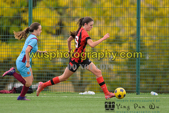 20221022-145117A West Ham United Performance Girls U15 v PLYR Baypoint CF Girls U15