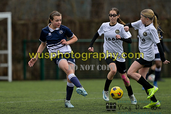 20250222-103129 Millwall Lionesses U12 v New Level Soccer Girls U12