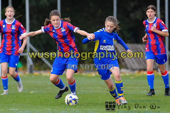 20221015-115040A AFC Wimbledon Girls U14 v Crystal Palace FC Girls U14