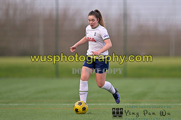 20230201-154333C Tottenham Hotspur Women FC WSL Academy U21 v Ipswich Town Women FC U21