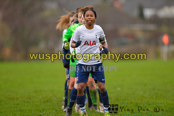 20220108-100003 Tottenham Hotspur Women FC JTP U15 v West Ham United Performance Girls U16
