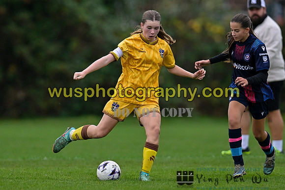 20241102-125553 Sutton United Girls U13 v Hartland Girls Academy U13