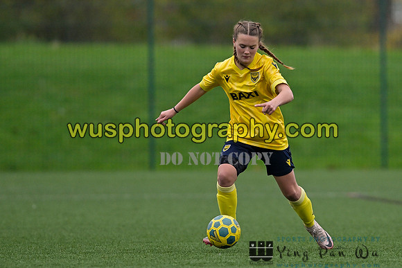 20241109-100650 West Ham United Performance Claret Girls U14 v Oxford United Girls U14