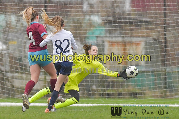 20220108-101500 Tottenham Hotspur Women FC JTP U15 v West Ham United Performance Girls U16