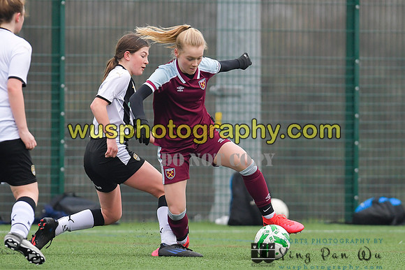 20220115-133550 West Ham United Academy Girls U14 v Notts County FC Girls U14