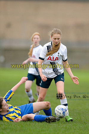 20160206-113442-2 Tottenham Hotspur Girls U14 v Harvesters FC Girls U14