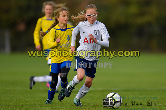 20171028-105458-3 Tottenham Hotspur Girls U11 v St Albans City Youth Girls U11 South