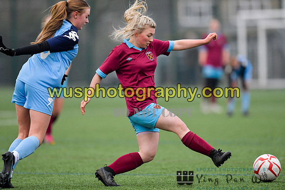 20220115-151040B West Ham United Performance Girls U16 v London City Lionesses U16