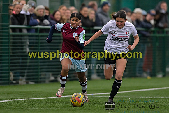20241109-130959 West Ham United Warriors Girls U16 v Charlton Athletic Academy Girls U16