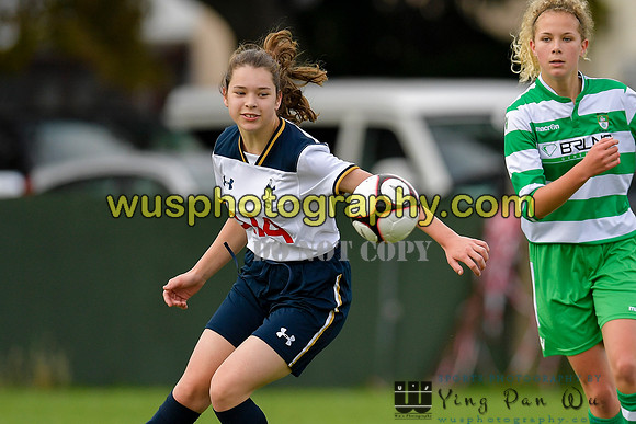 20161002-104236 Tottenham Hotspur Girls U14 v Writtle Minors FC Girls U14