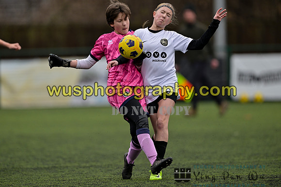20250222-103601B Millwall Lionesses U12 v New Level Soccer Girls U12